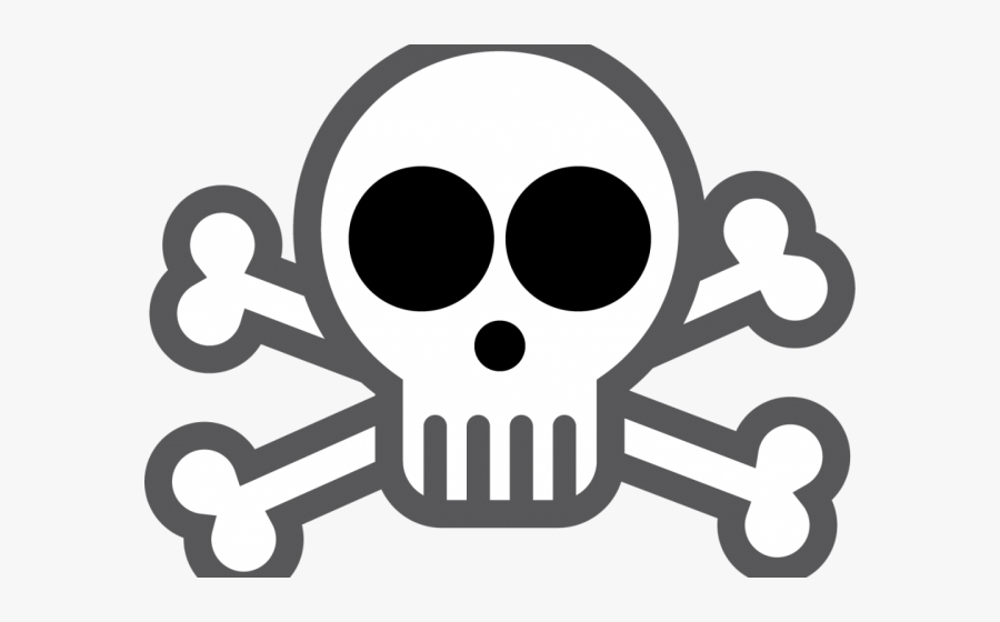 Skull And Crossbones To Draw, Transparent Clipart