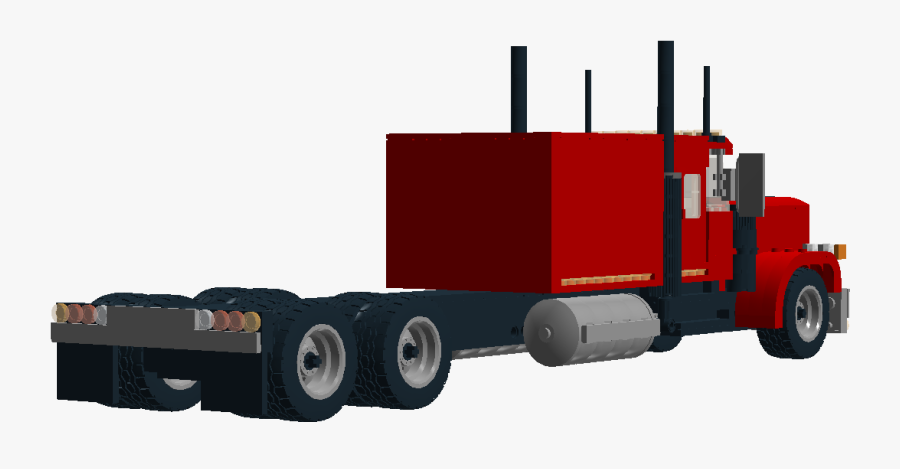 1996 Peterbilt 379 Flattop Custom - Trailer Truck, Transparent Clipart
