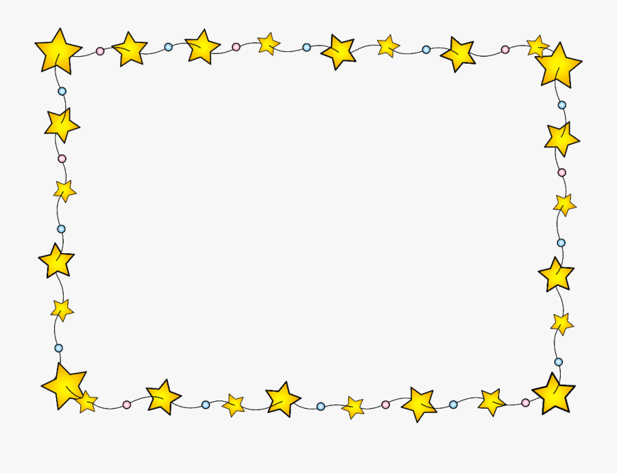 Star Border Png, Transparent Clipart