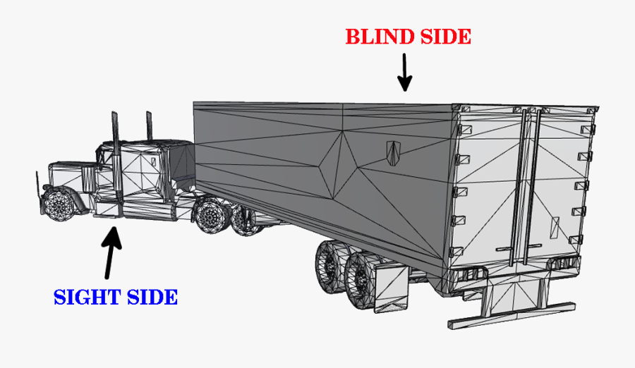 Drawing Tractors Trailer Transparent Png Clipart Free - Trailer Truck, Transparent Clipart