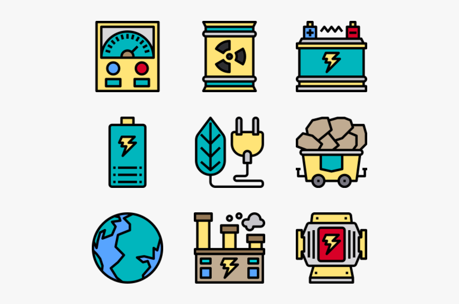 Electricity Icons - Icon, Transparent Clipart