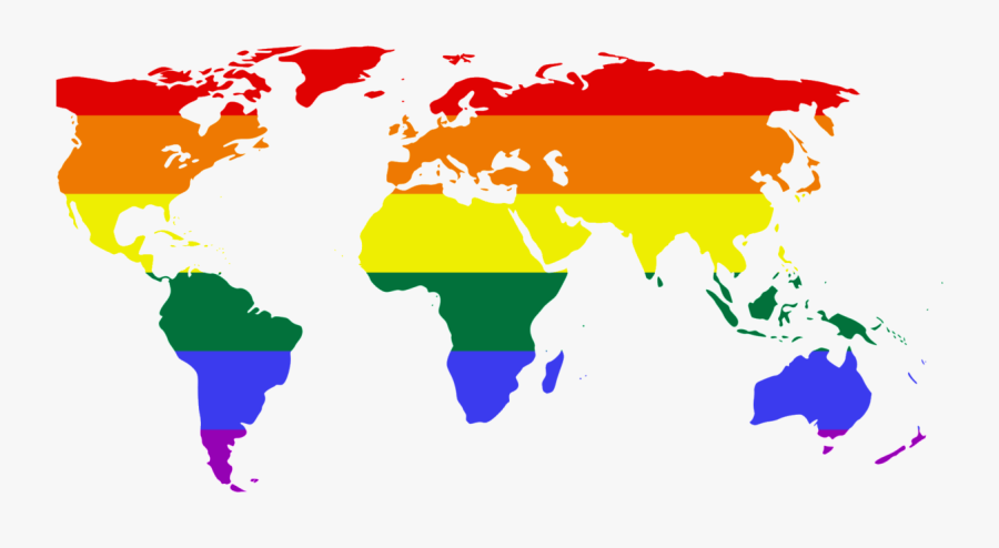 Transparent Carnival Banner Clipart - World Map Black High Resolution, Transparent Clipart