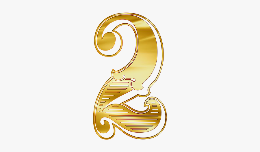 Numero 3 Dorado Png, Transparent Clipart