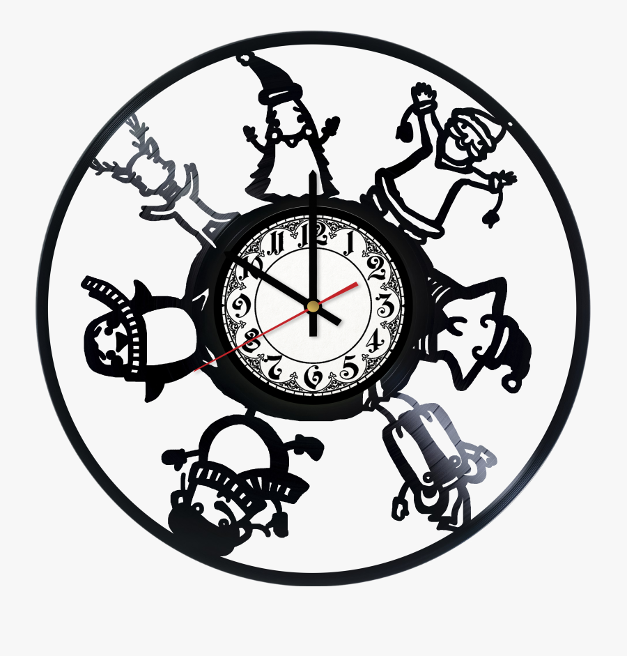 Clip Art Christmas Alarm Clock - Decorative Arts, Transparent Clipart