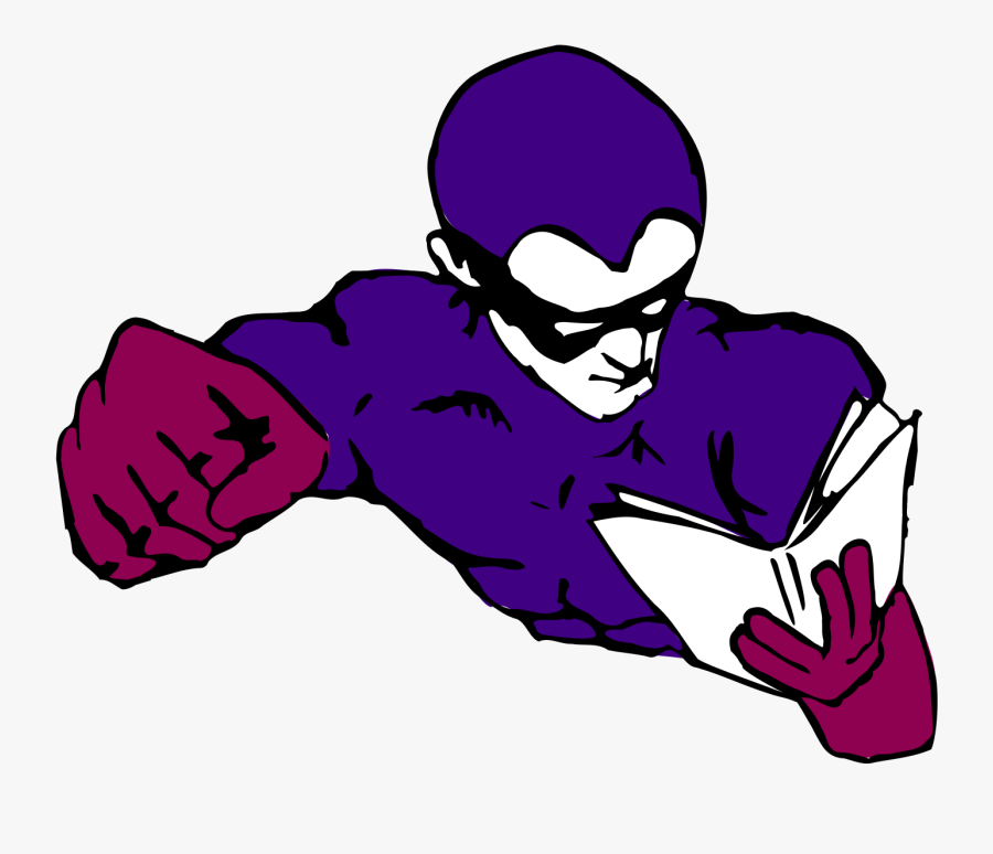 Creative Commons Superhero - Purple Anti Superhero, Transparent Clipart