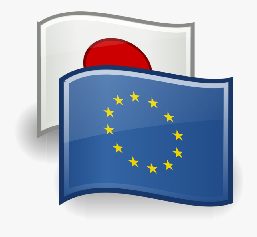 Blue,flag,flag Of Europe - Flag Of Japan, Transparent Clipart