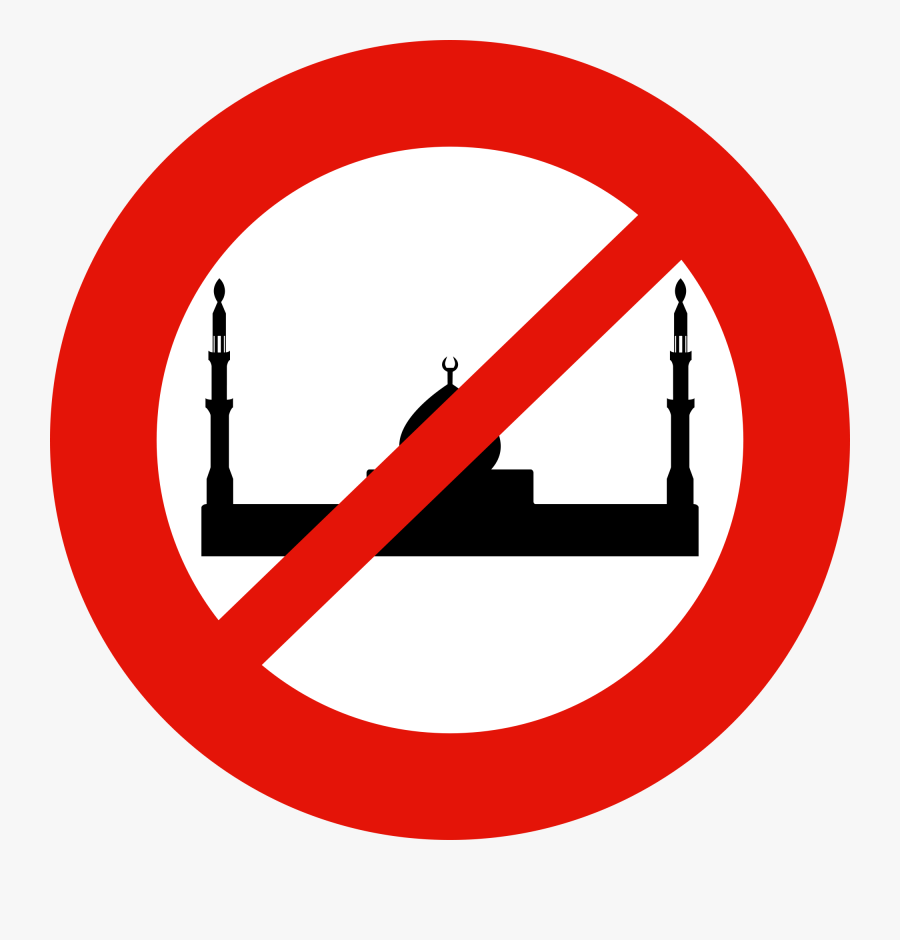 Buddhists Protest Mosque Construction In Northern Thailand - Anti Islam Logo Png, Transparent Clipart