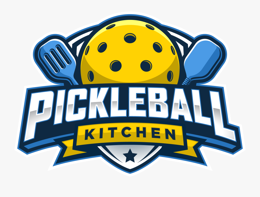 Pickleball Logo, Transparent Clipart