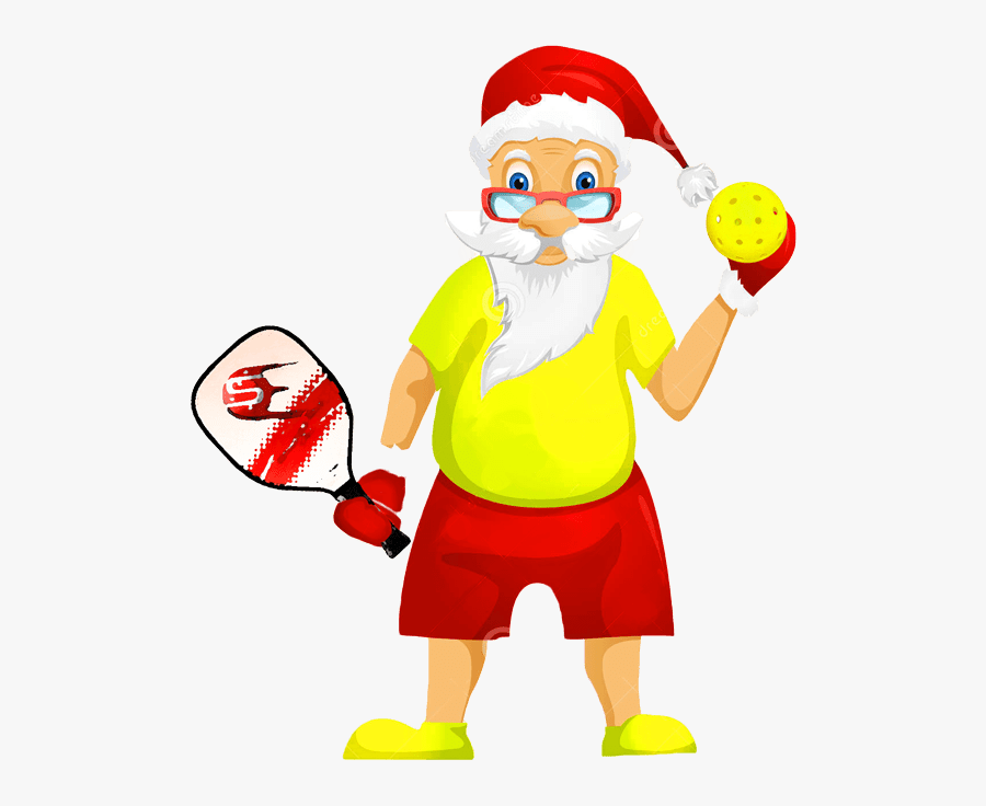 Santa Pickleball , Free Transparent Clipart ClipartKey