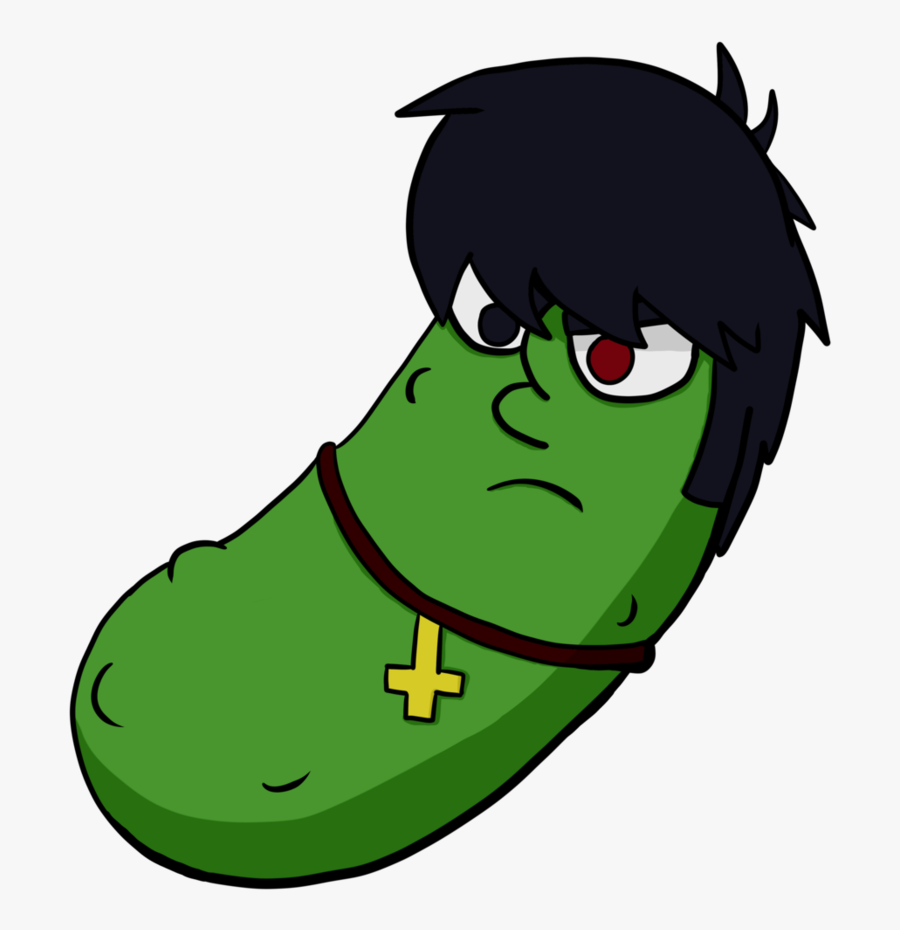 Pickle Clipart Outline - Pickle Murdoc, Transparent Clipart