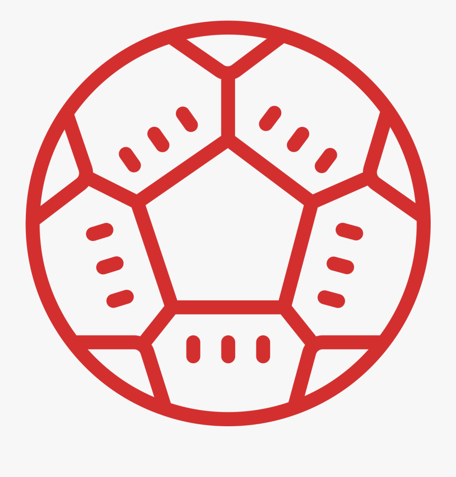 Soccer Ball Scribble Of An Italian - Blue Football Icon Png, Transparent Clipart