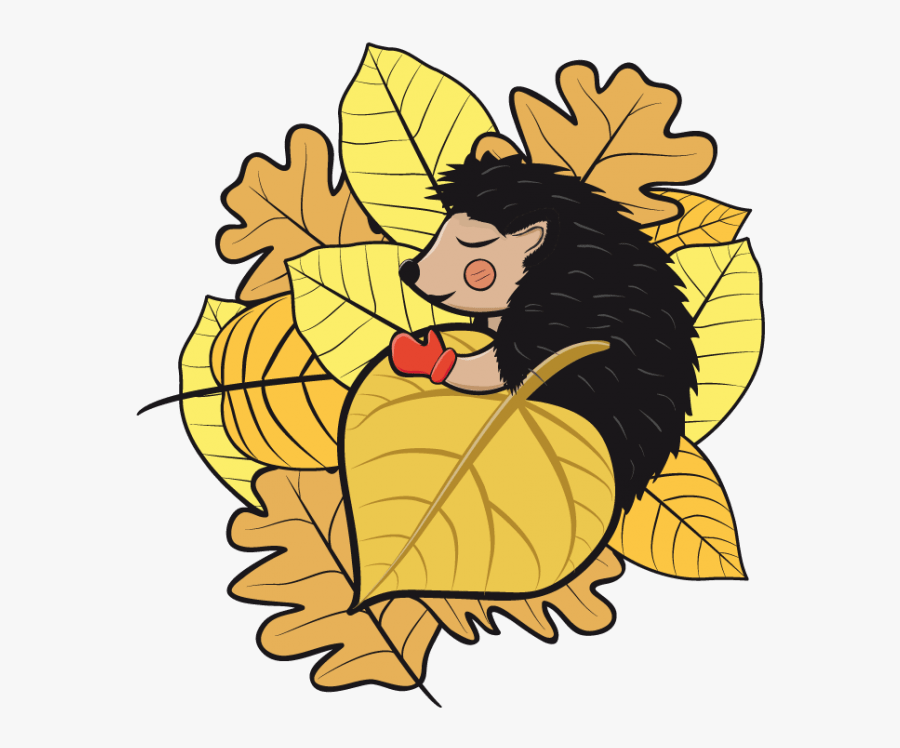 European Hedgehog Hibernation Clip Art - Hedgehog Hibernating Clipart, Transparent Clipart