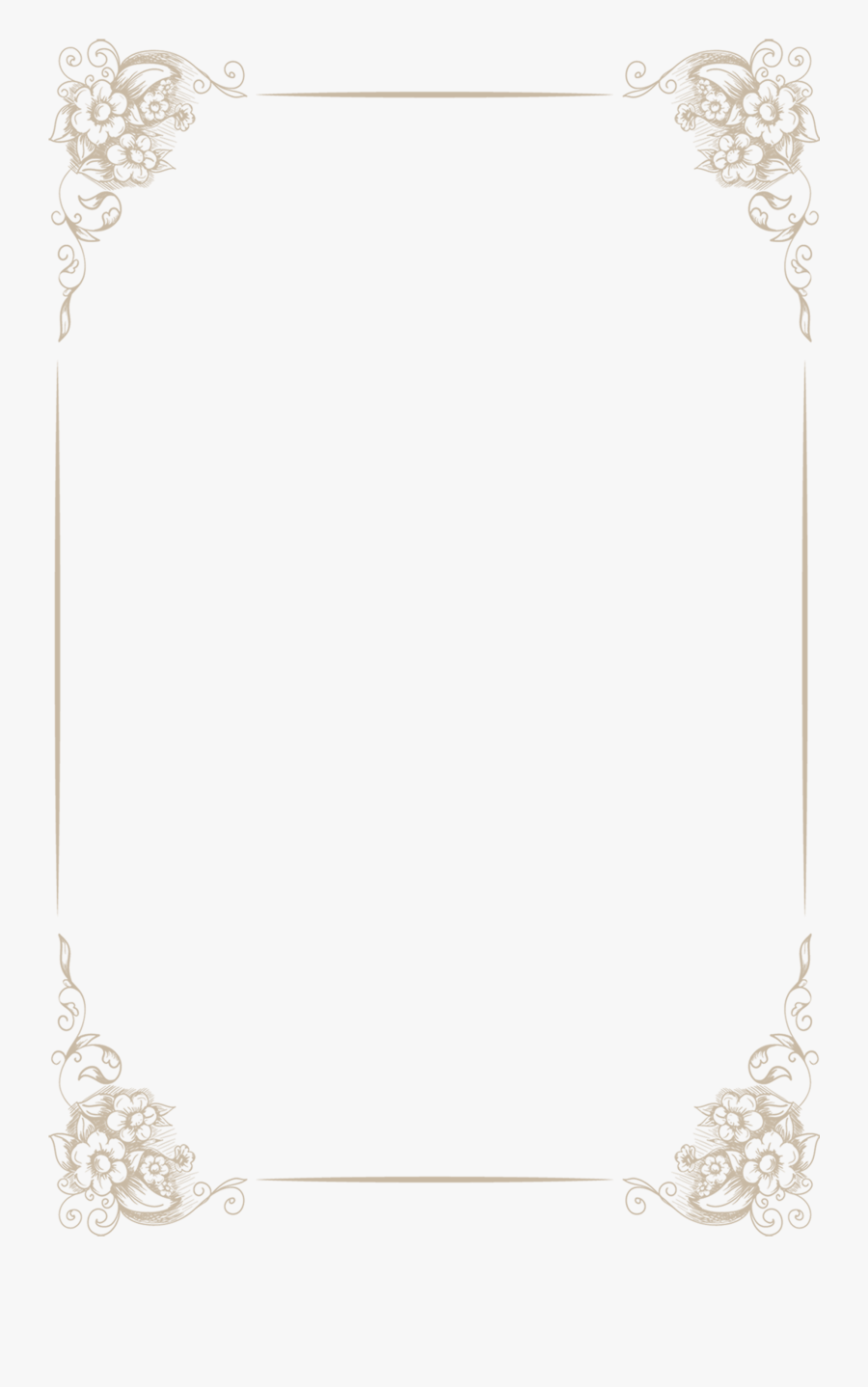 Europe Flower Paper Logo Border European Clipart - Chain, Transparent Clipart