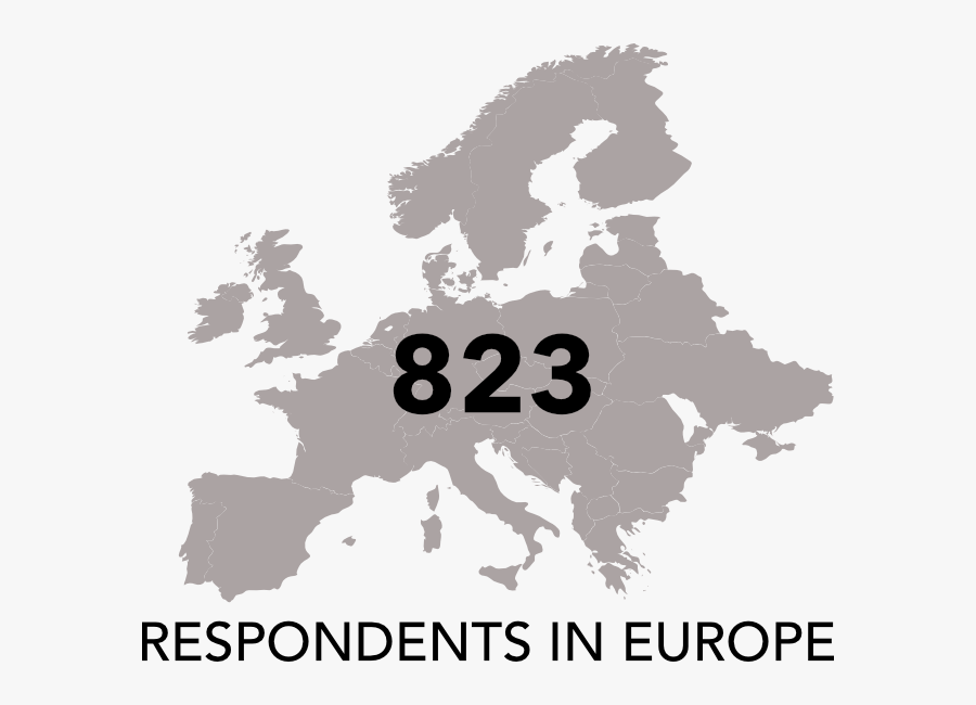 Europe Continent Map Clip Art - Europe Russia Map Vector, Transparent Clipart