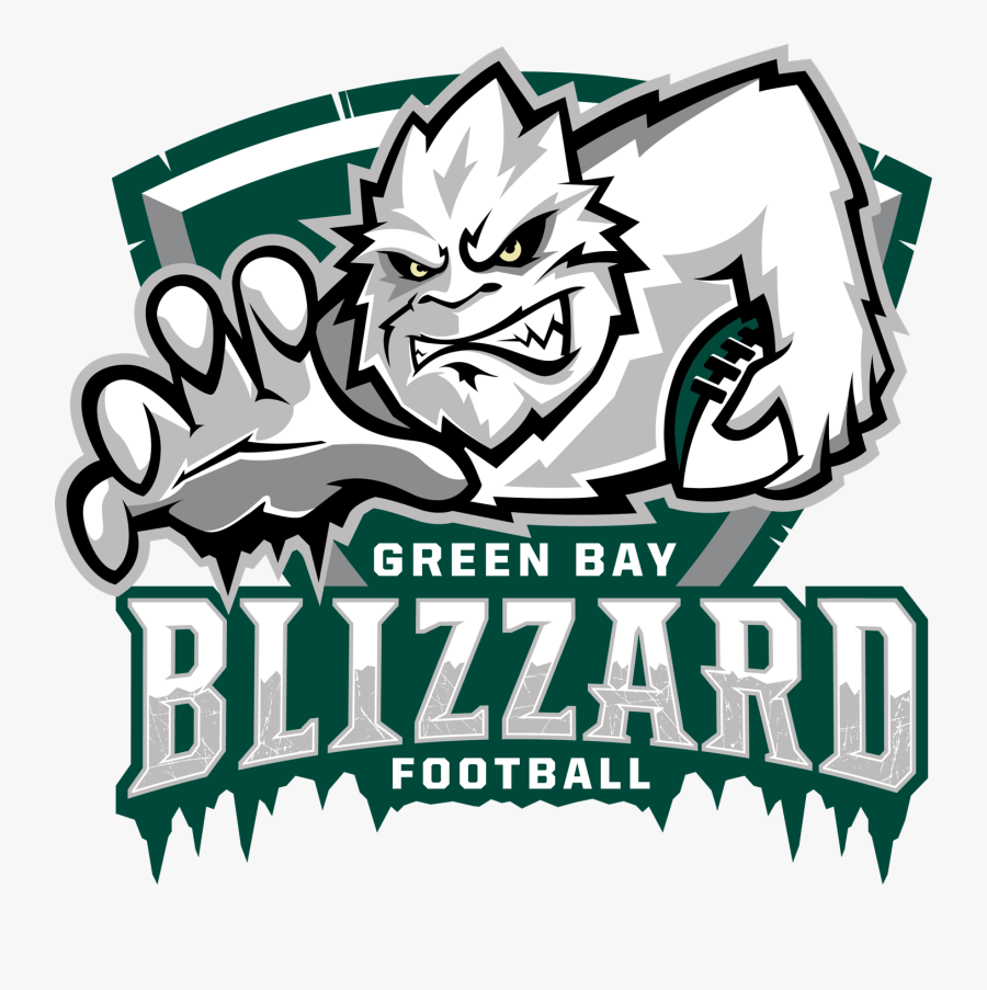 Green Bay Blizzard Football Clipart , Png Download - Green Bay Blizzard, Transparent Clipart
