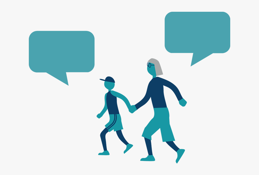 Transparent Two People Holding Hands Clipart - Illustration, Transparent Clipart
