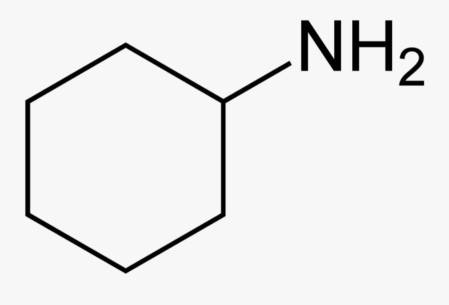 Cyclohexylamine 2d Skeletal - Cyclohexyl Cyanid, Transparent Clipart