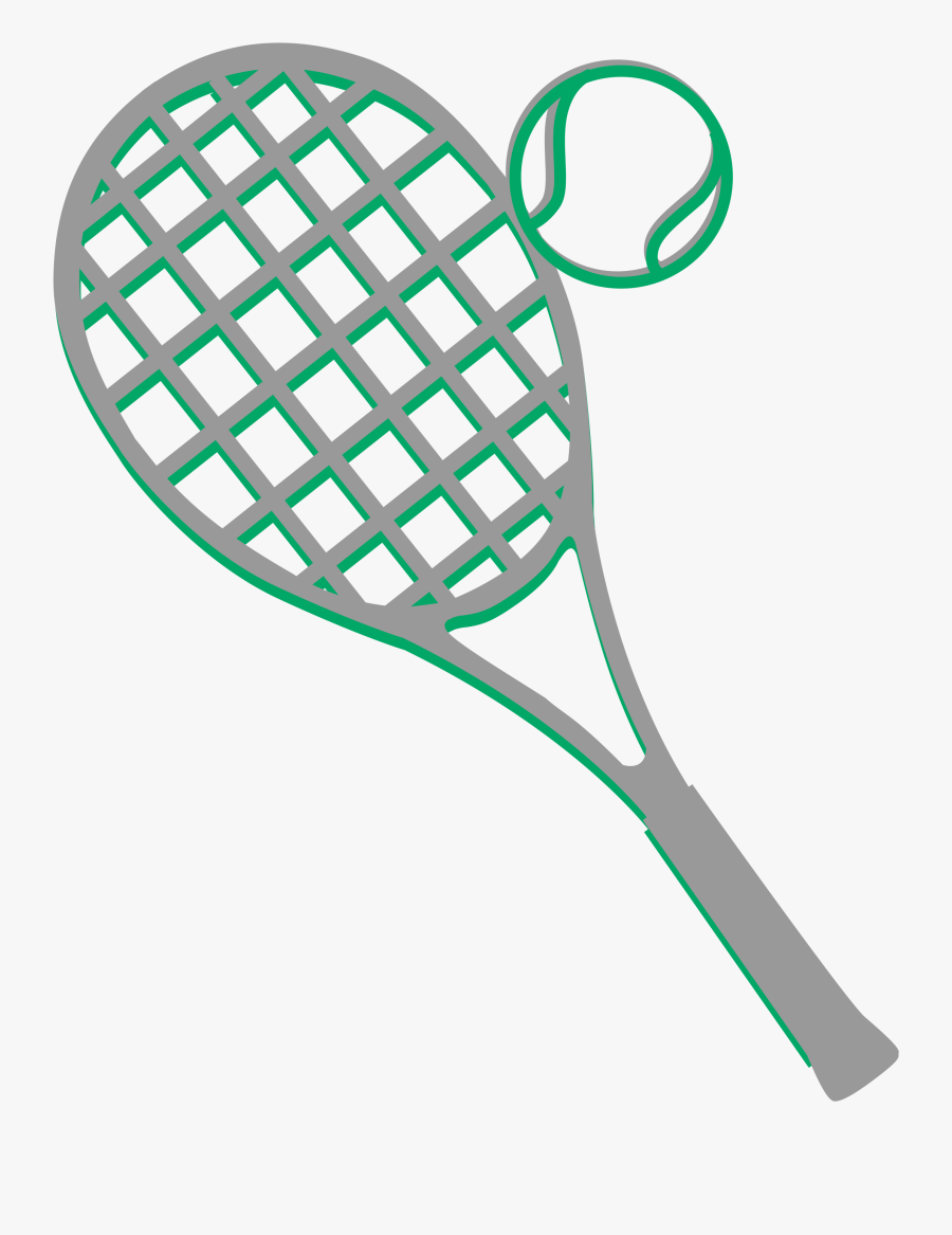 Raqueta De Tenis Animada En Png, Transparent Clipart