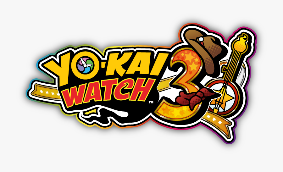 Yo Kaiwatch3 Logo - Yo Kai Watch 3 Title, Transparent Clipart