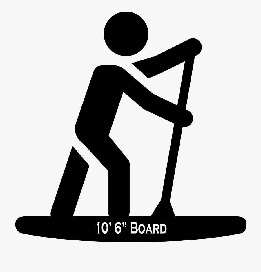 Clip Art Rental Pensacola Perdido Key - Paddle Boarding Clip Art, Transparent Clipart