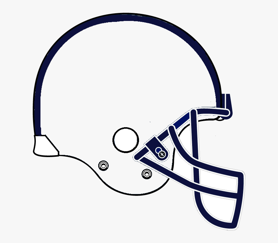 Football Helmet Blank Clipart Kid Transparent Png - Wake Forest Football Helmet, Transparent Clipart