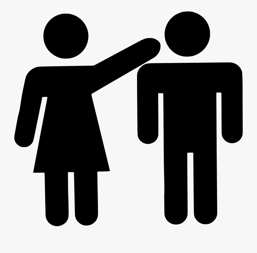 People Holding Hands Icon Clipart , Png Download - Male Female Silhouette, Transparent Clipart