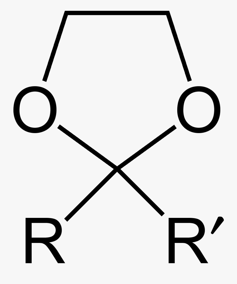 1,3 Dioxolane Derivative 2d Skeletal - 1 3 Dioxolane, Transparent Clipart