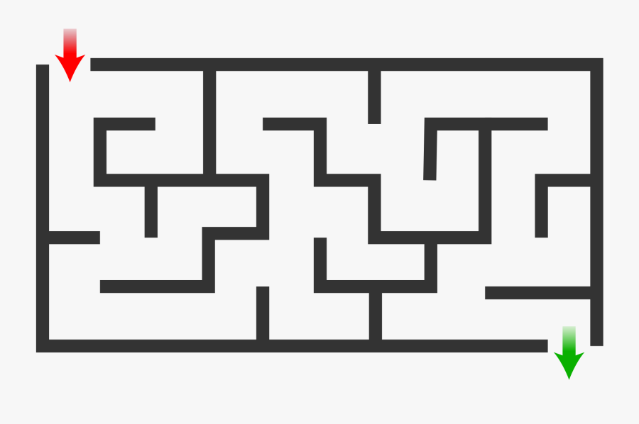 Maze Clipart Scratch - Maze Simple, Transparent Clipart