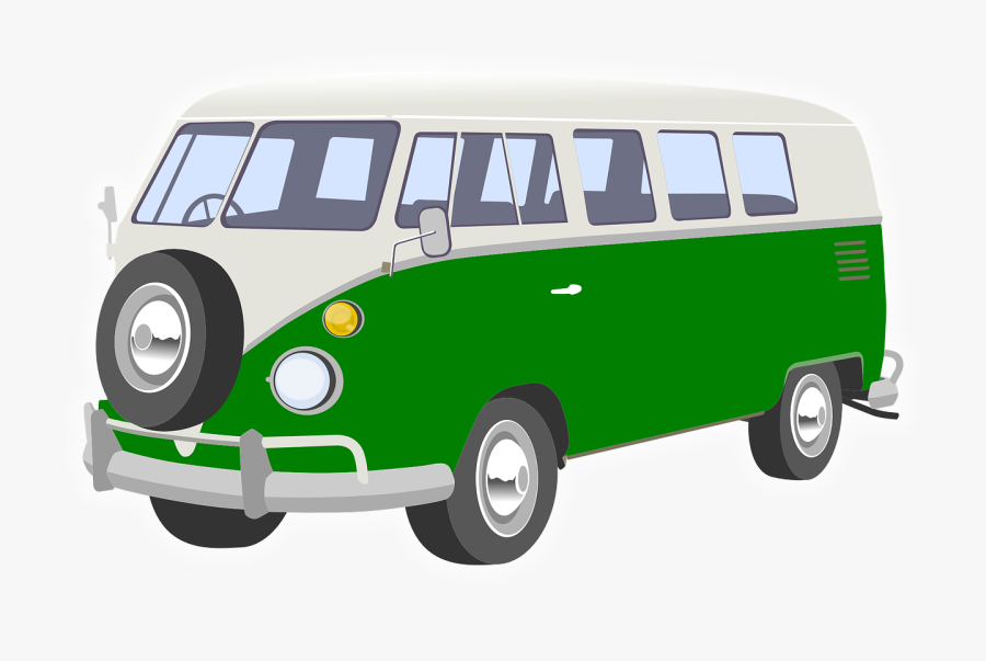 Van, Camper, Vw, Volkswagen, Car, Automobile - Pink Van Clipart, Transparent Clipart