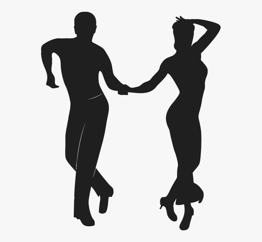 Holding Hands Clipart Couple - Couple Dancing Silhouette Png, Transparent Clipart