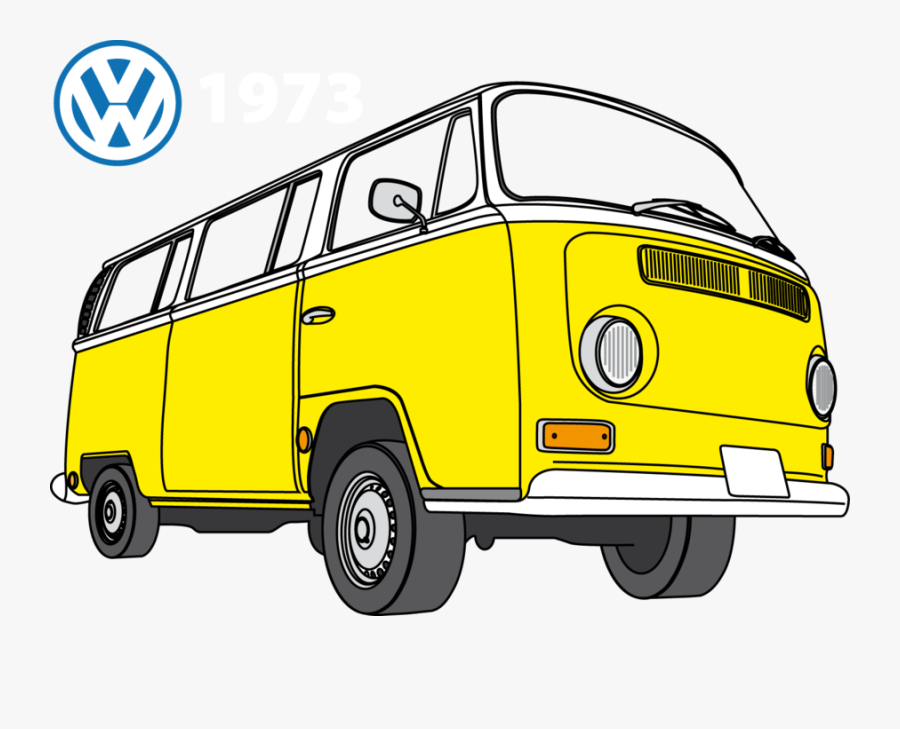 Vans Clipart Kombi - Yellow Vw Bus Png, Transparent Clipart