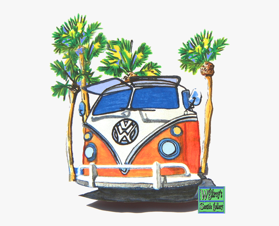 Vw Camper T Shirt, Transparent Clipart