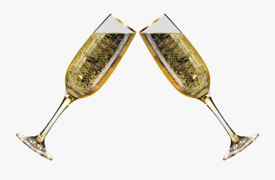 Champagne Glasses Images - New Years Eve Png, Transparent Clipart
