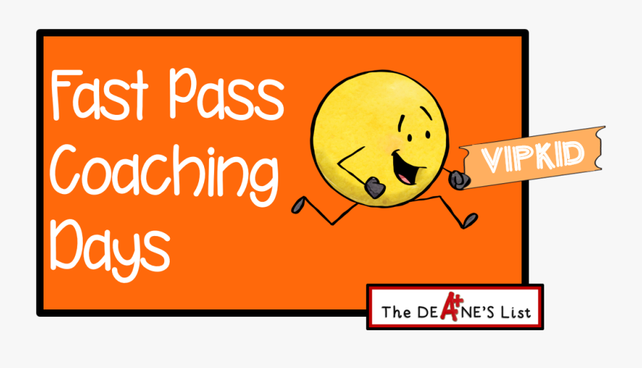 Vipkid Fast Pass Coaching Days - Cartoon, Transparent Clipart