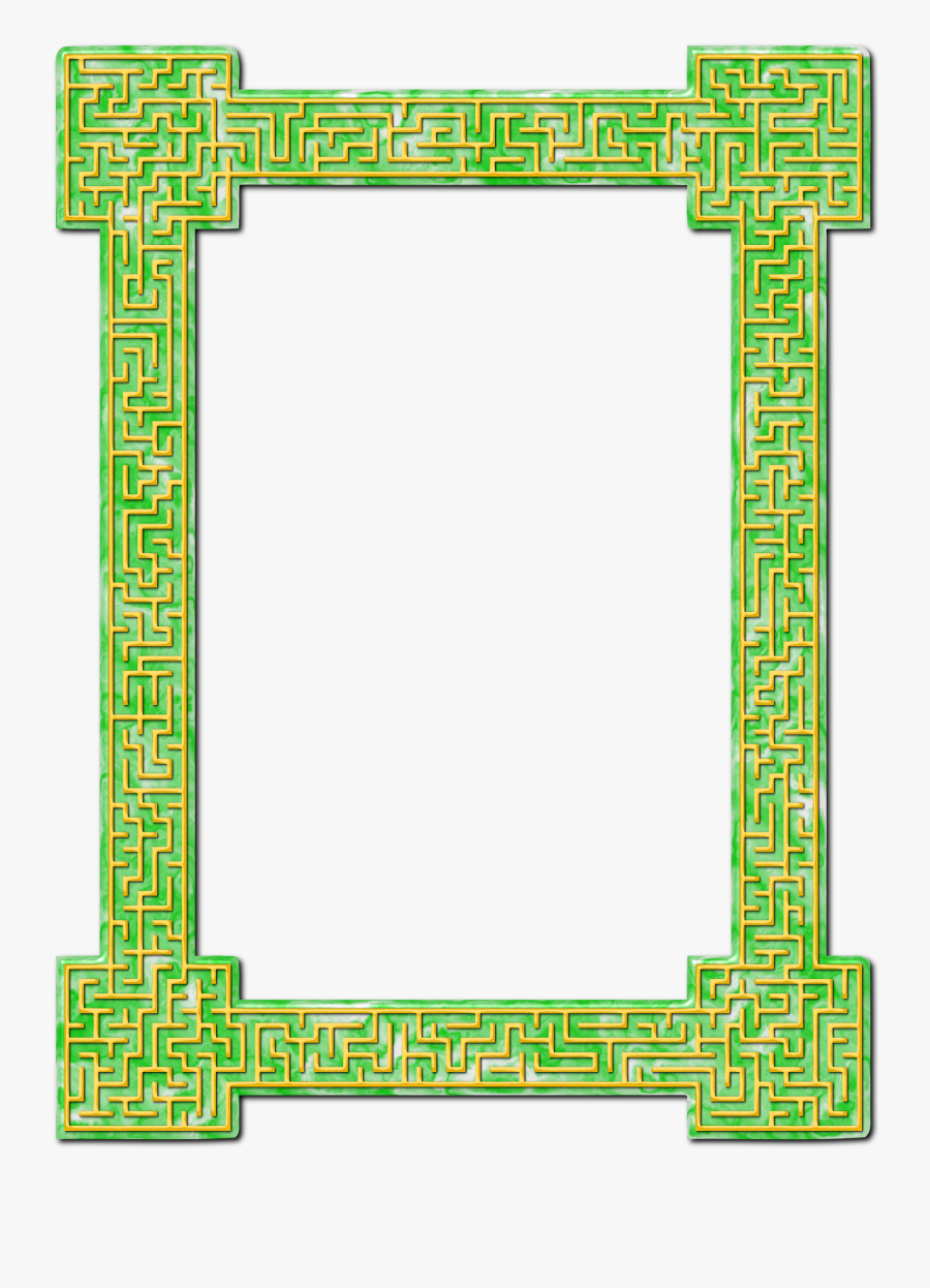 Green Clipart Maze, Transparent Clipart