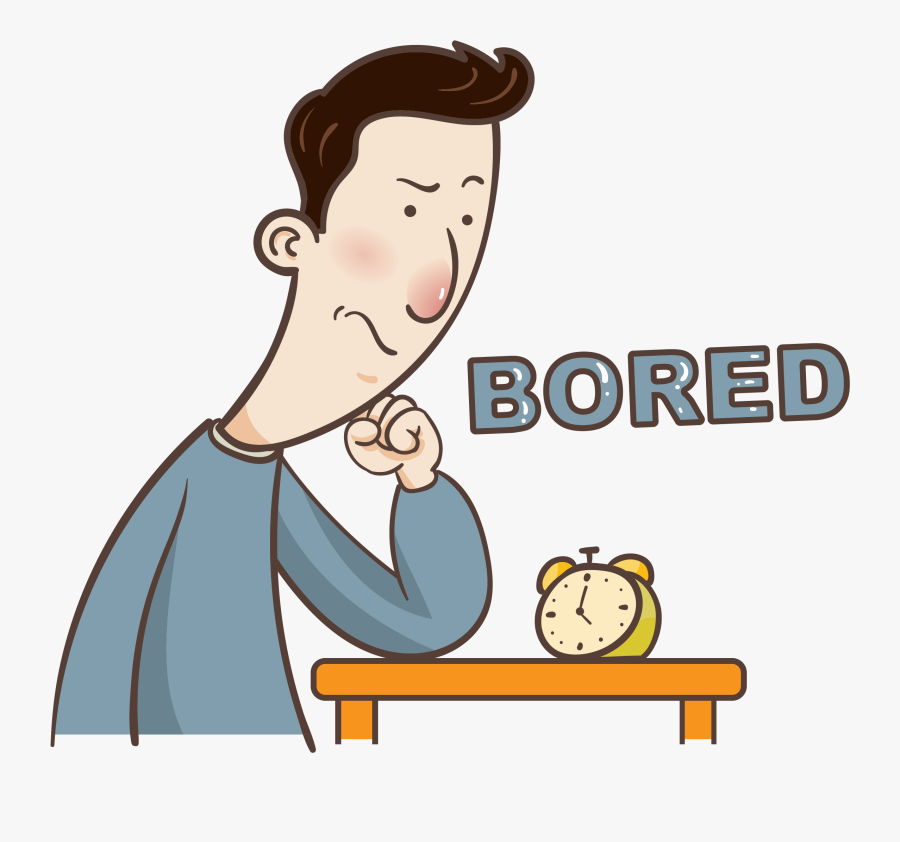 Yawn Clipart Bored Person - Feel Bored, Transparent Clipart