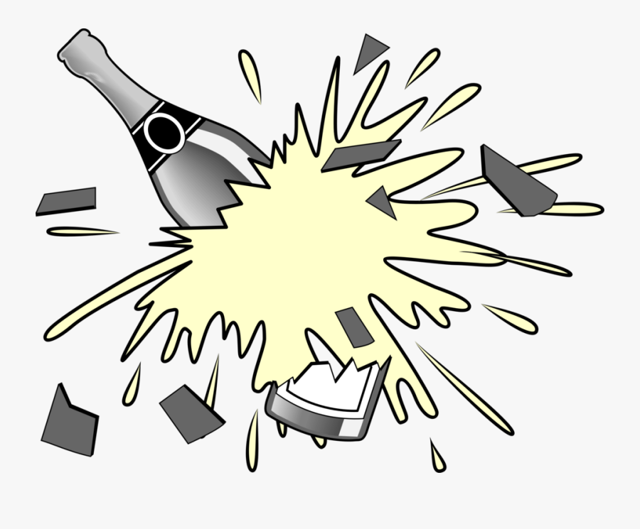 Champagne Christening, Transparent Clipart