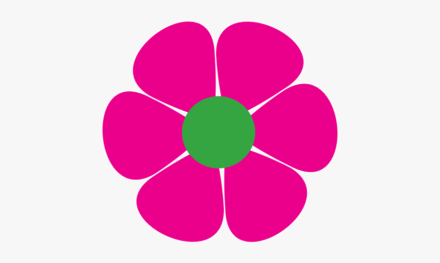 Vw Bus Clip Art - Flower Power Png, Transparent Clipart