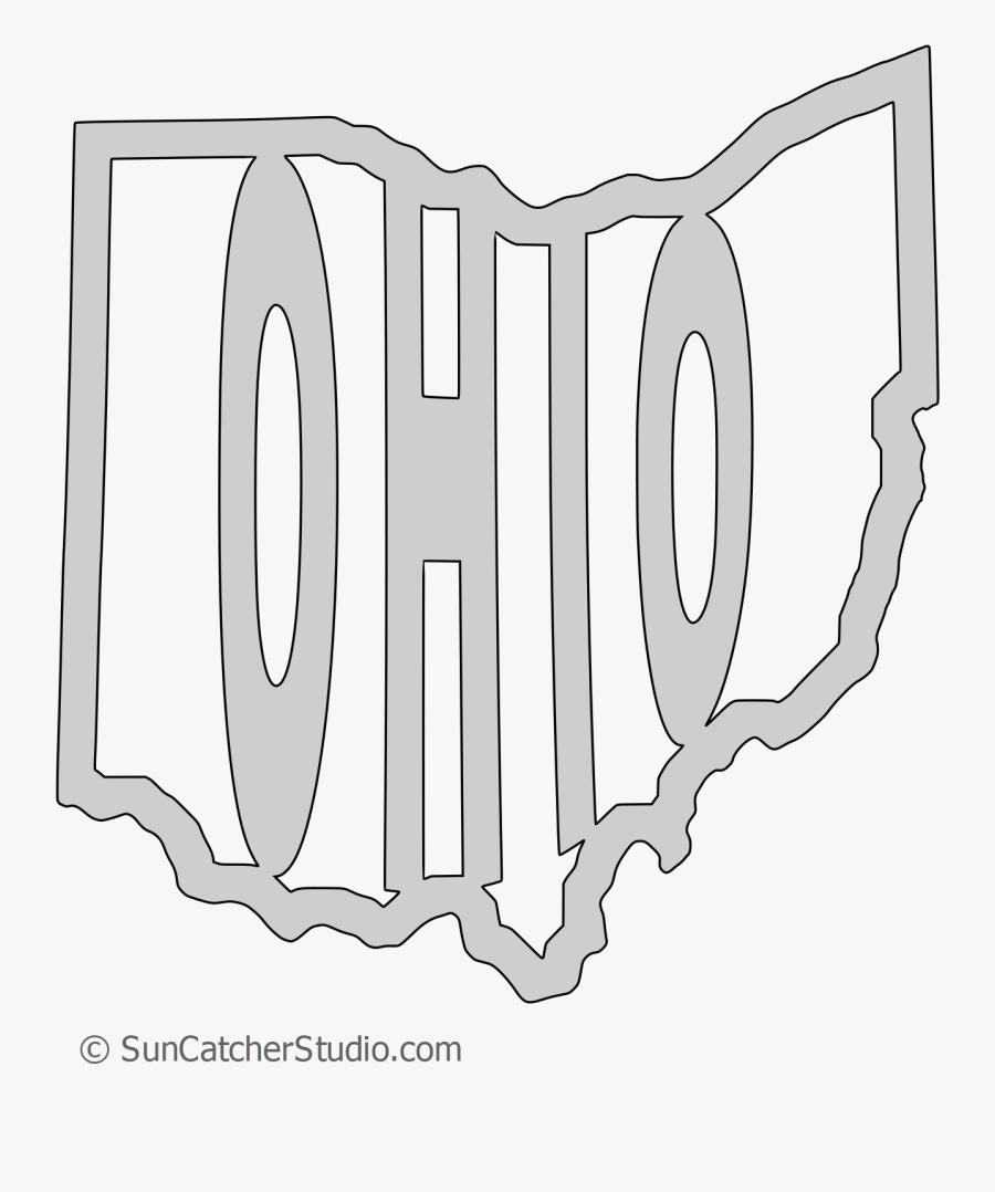 Ohio Shape Vector Free, Transparent Clipart