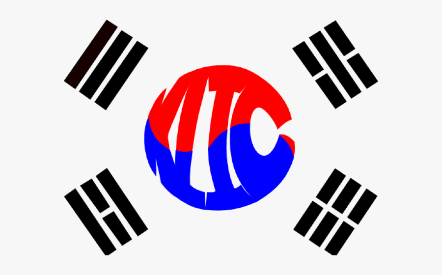 Clipart Football Ohio State - South Korea Flag Hd, Transparent Clipart