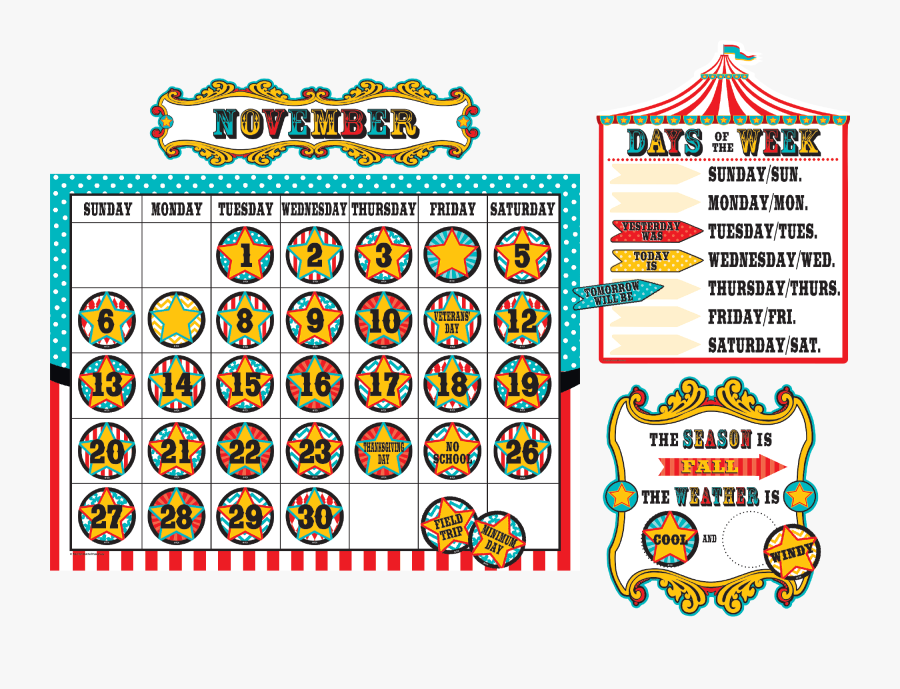 Free Calendar For Bulletin Board, Transparent Clipart