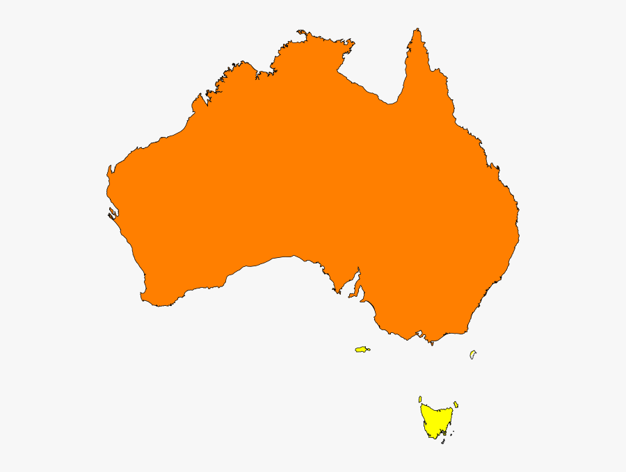 Australia Map Images - Map Of Australia Cartoon, Transparent Clipart