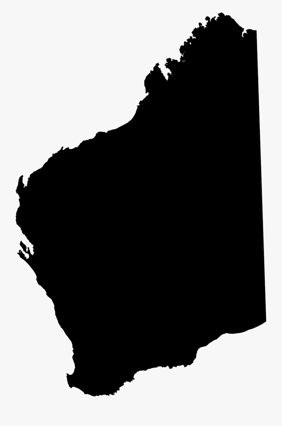 Western Australia Black - Australian Federal Election 2013 Map, Transparent Clipart