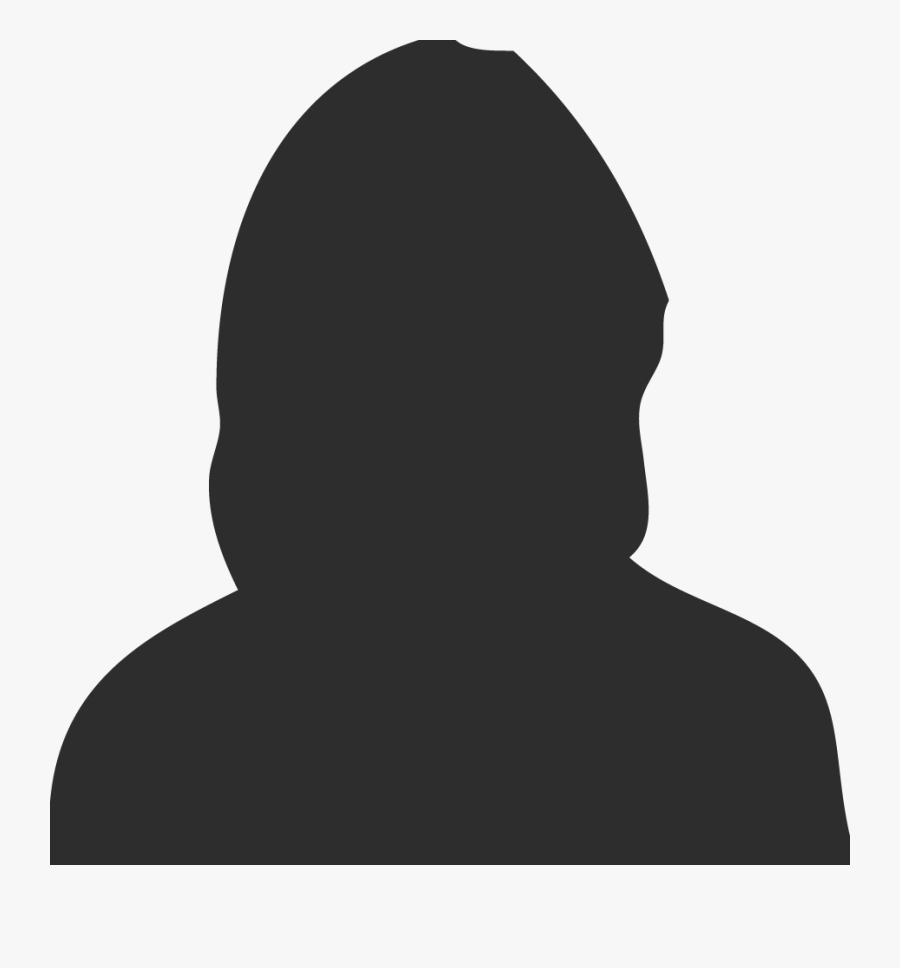 Stephanie Meeks - Female Silhouette Headshot, Transparent Clipart