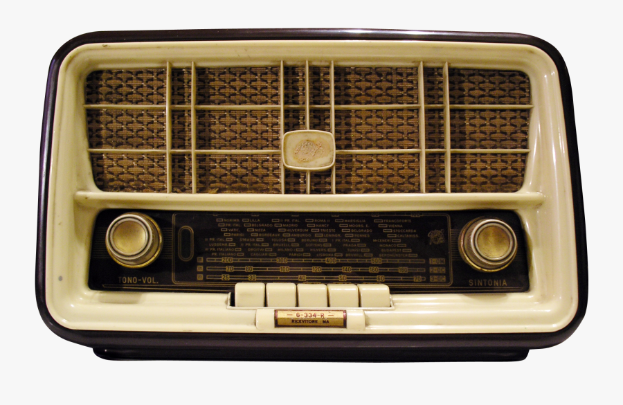 Vintage Radio Png, Transparent Clipart