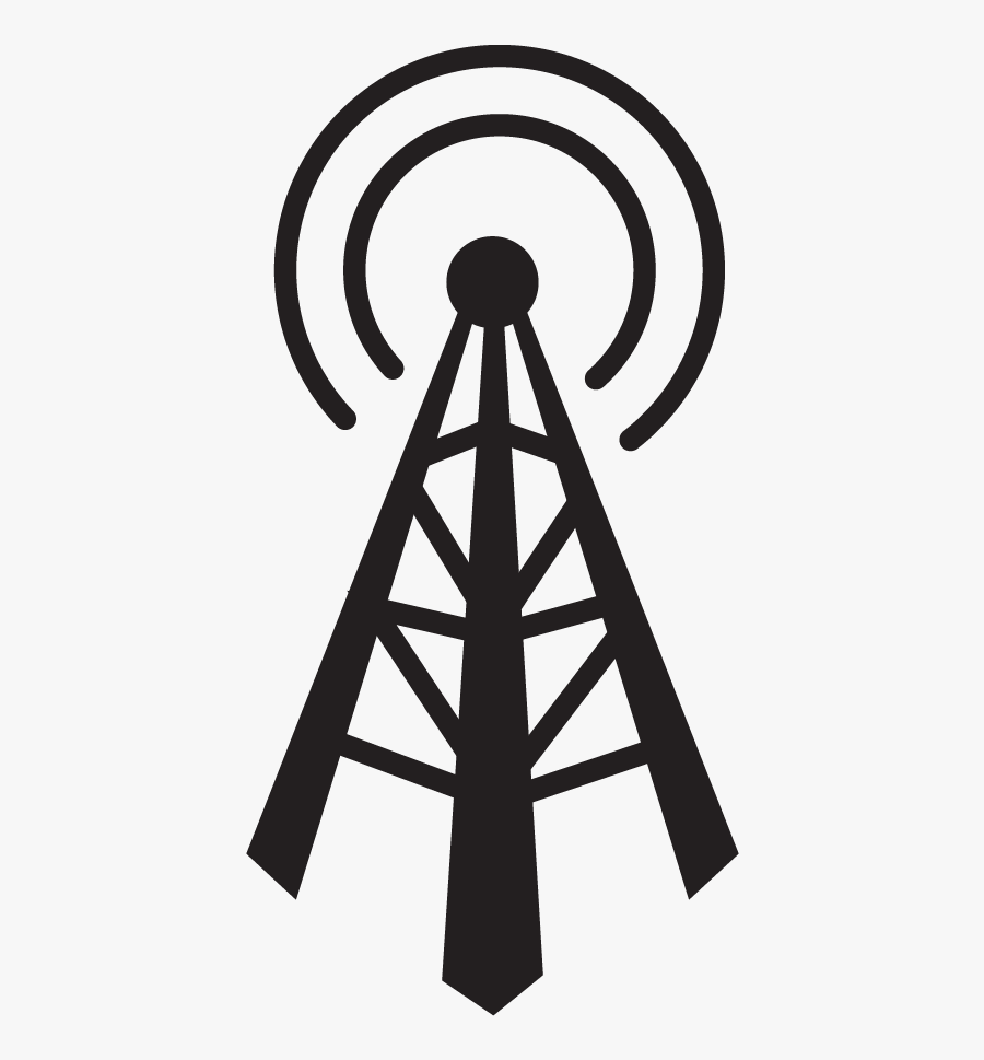 Radio Antenna Vector - Radio Signal Png, Transparent Clipart