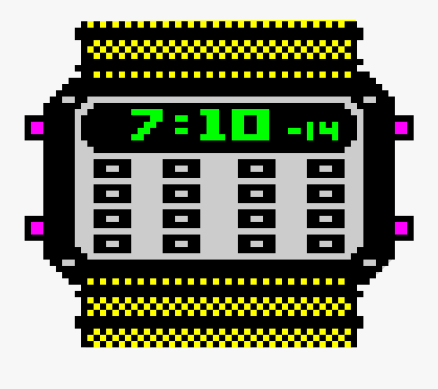 Display Device Data Watch - Digital Clock, Transparent Clipart