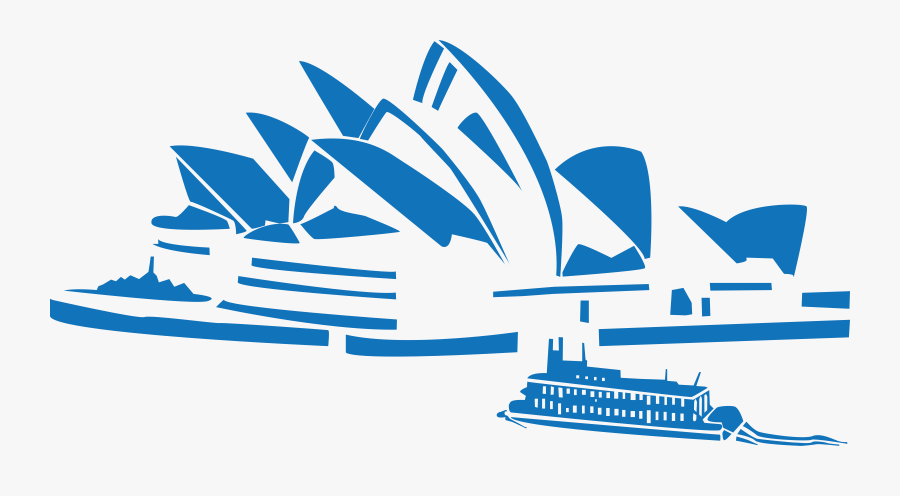Sydney Opera House Vector Png, Transparent Clipart