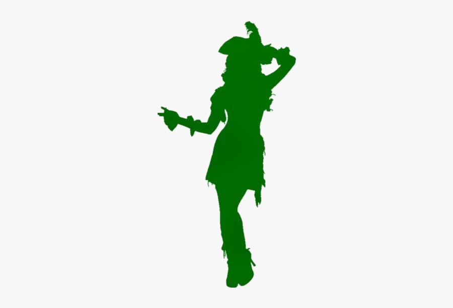 Green Pirate Girl Halloween Dress Png Clipart - Illustration, Transparent Clipart