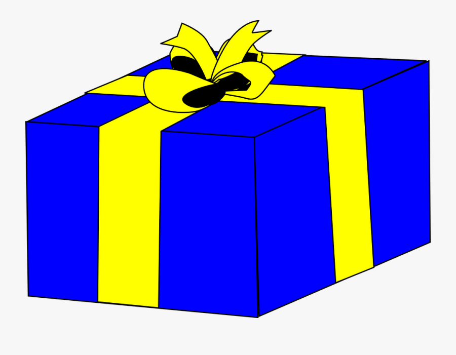 Ribbon Box Free Vector - Birthday Present Clip Art, Transparent Clipart
